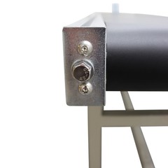 118”x11.8” Electric Conveyor PVC Belt Anti-slip Rubber Base Adjustable Speed