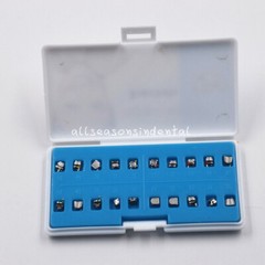 20 Pcs/Set Dental Orthodontic Self-ligating Brackets Roth 022 345 Hook With Tool