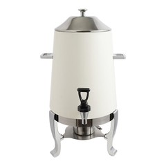 Coffee Urn w/ Fuel Holder,Stainless Steel Beverage Dispenser Hot Drink Dispenser