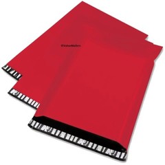 500 7.5×10.5 RED Poly Mailers Shipping Envelopes Couture Boutique Quality Bags