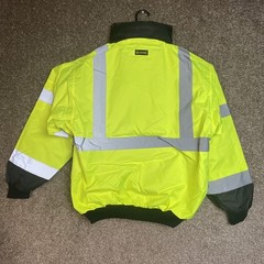 Occunomix Jacket High Visibility 3 in 1 Bomber Work Coat Yellow & Black – Medium
