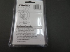 Lot 8 Saker 70mm Disc Pad Lock Locks / Keyed Same