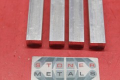 8 Pieces 3/8″ X 1/2″ ALUMINUM 6061 FLAT BAR 14″ long Solid Extruded Mill Stock