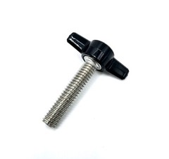 5/16″ Thumb Screw Bolts Black Tee Wing Knob Stainless Steel T Bolts 4 Pack
