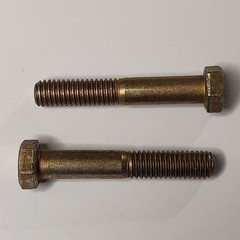 (Qty 50) 3/8-16 x 2-1/4″ Hex Head Cap Screws Bolts Grade 8 Yellow Zinc PT Course