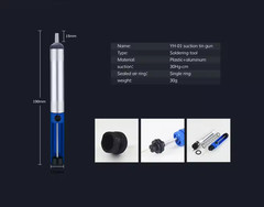 YIHUA 706-II T12 Digital Soldering Station Blower Hot Air Desoldering Rework Kit