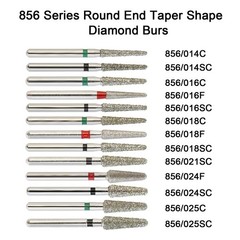 Dental Diamond Burs FG Long Surgical Bur Round Ball Taper Bur 368 801 850 856
