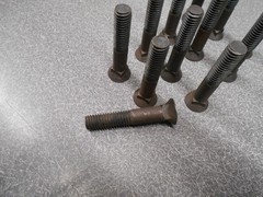 Plow Bolt 7/16″ x 2-1/2″. (LOT OF 12) Grade 5 Plow Bolts. New Old Stock!