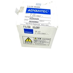 Advantec 43303020 Polypropylene Filter Holder PP-47 for 47mm Membranes, New