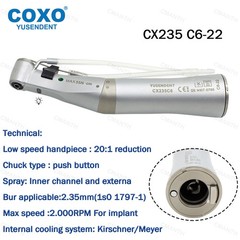 COXO Dental 20:1 Reduction Handpiece Implant Surgery Handpiece Contra Angle