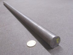 4140/4142 Steel Rod, Metric 30 mm Dia. (-0.051) x 3 FT Length