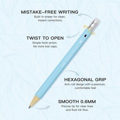 RUBIC Erasable Gel Pens Set, Ember Twilight 9 Assorted Colors, 0.6mm Retracta…