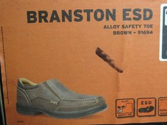 Timberland PRO Mens Branston ESD Slip-On Alloy Safety Toe Work Shoes 7.5 W