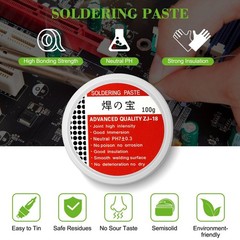 Quality Metal Cased Rosin Soldering Flux Paste Solder Welding Grease100G