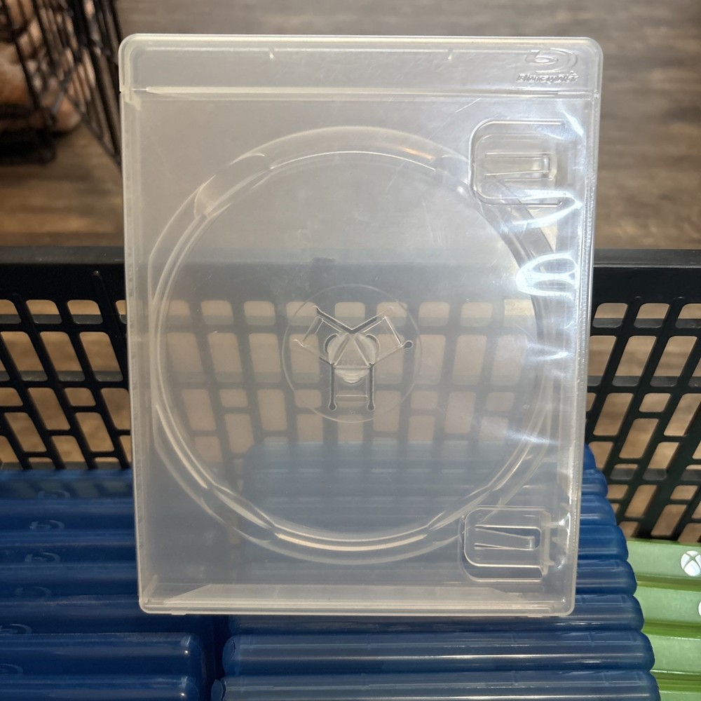 Clear Blu-Ray Single Cases – preowned