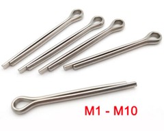1mm 1.5mm 2mm 2.5mm 3mm 4mm 5mm 6mm 8mm 10mm Cotter Split Pins Stainless Steel