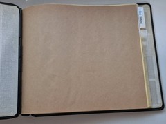 Wilson Jones Raven Post Binder 2-1/2” Black Vinyl 241-40N vintage Blank Pages