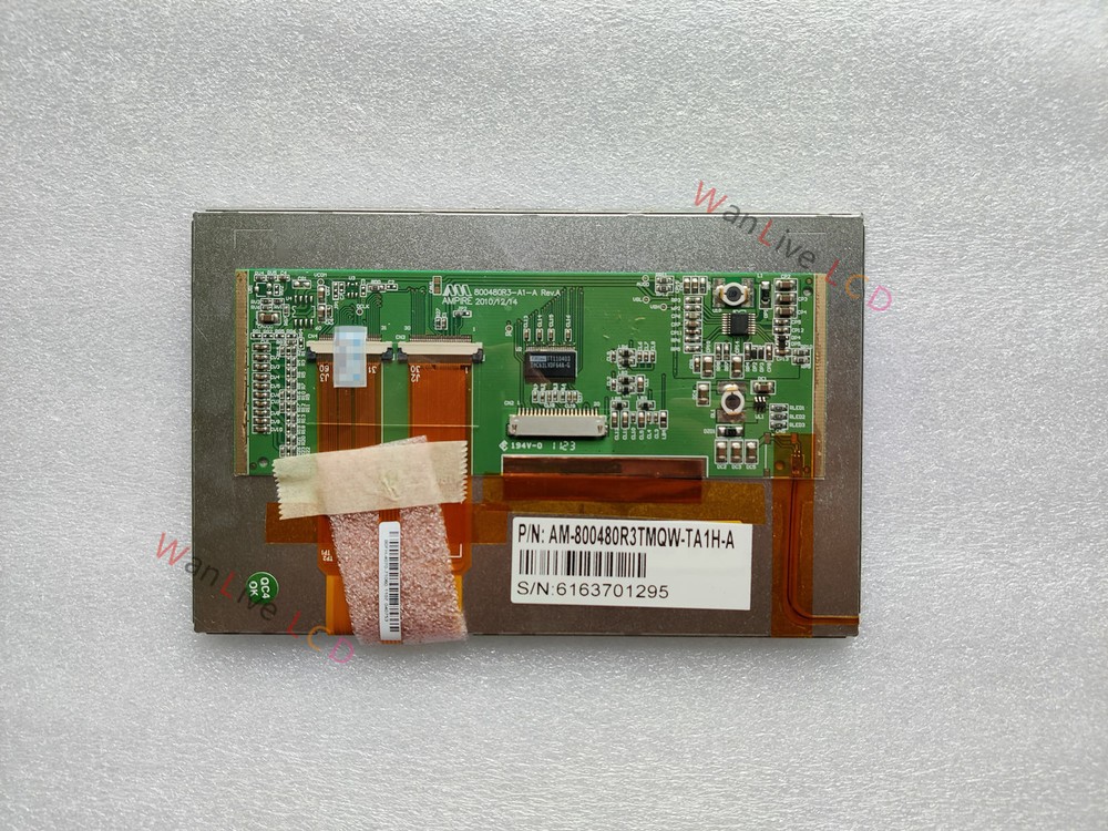 NEW AM800480R3TMQW-TA1H-A Ampire 7-inch LCD Display with touch 1 Year Warranty
