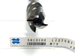 19.00 mm 4 FLUTE SINGLE END COBALT END MILL 3/4″ SHANK OSG 5813100