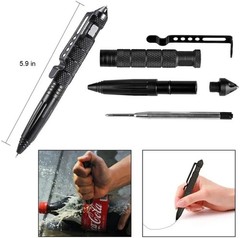 5 Pack Military Tactical Pen Set, Professional Self Defense Pen, Emergency Gl…