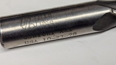 Reground Regal 3/4″ 0.710″ Center Cutting End Mill, 2-Flute, 3-1/2″ OL, Sharp