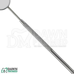 100 Pcs Dental Mouth Mirror #5 With Handle ENT Dental Instruments German Grade