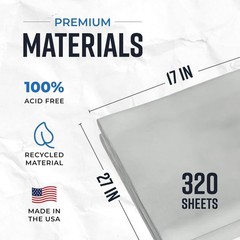 Bryco Goods Newsprint Packing Sheets for – – 320 Sheets of Newspaper – and Prote