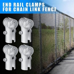 12 Pcs 1-3/8″ Pipe Clamp Chain Link Fence T Clamp Galvanized Steel