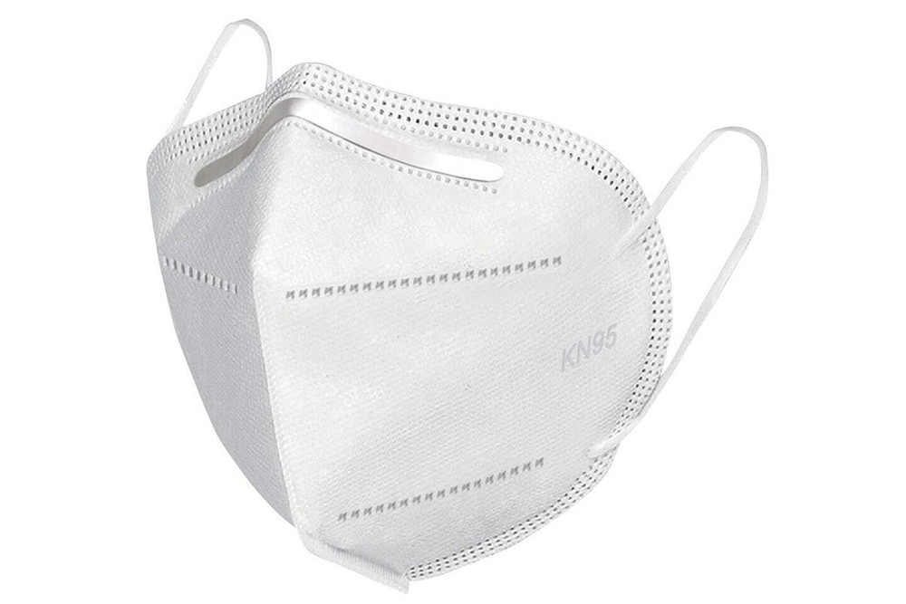 AKF KN95 Face Masks, 50 Pack Disposable Respirator Masks For Adults, White