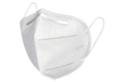 AKF KN95 Face Masks, 50 Pack Disposable Respirator Masks For Adults, White