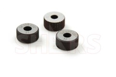 Shars 3 Pair 3/4″ Diameter HSS Coarse Medium & Fine Straight Knurling Wheel !}