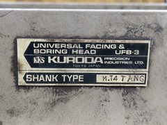 KURODA UFB-3 MT-4 Universal Boring Facing Head Set 0.01mm Japan w/ Case