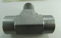 Parker 1/4″ NPT/NPTF Male x Female Branch Tees Hydraulic 5000 PSI Pipe Threads