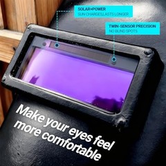Auto Darkening Welding Lens 2×4.25, Shade 11, True Color, Fits Pancake & Pipelin