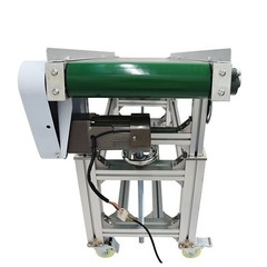 110V 59″×11.8″ Inclined Wall PVC Conveyor Belt Transport Machine Load 66-88Lbs