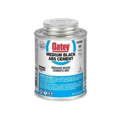 8 Oz. Medium Black ABS Cement Strong Bonding (Not Ship in CA)