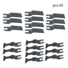 20Pcs Multi-Tool Oscillating Blades 1-3/8″ & 1-3/4″ 4 Types Cutting Blades Kit