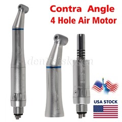 Dental Low Speed Contra Angle Handpiece / Air Motor 4H Inner Water Spray WY4