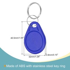 50/100/200x RFID Key Fobs UID 13.56MHz Rewritable Proximity IC Smart Token Tag