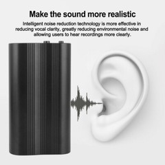 500 Hr 16GB Spy Digital Voice Activated Recorder Mini Audio Magnetic MP3 Player
