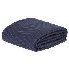 Moving Blankets 80″x72″ Furniture Protective 12 Pack Shipping Packing Pads Blue