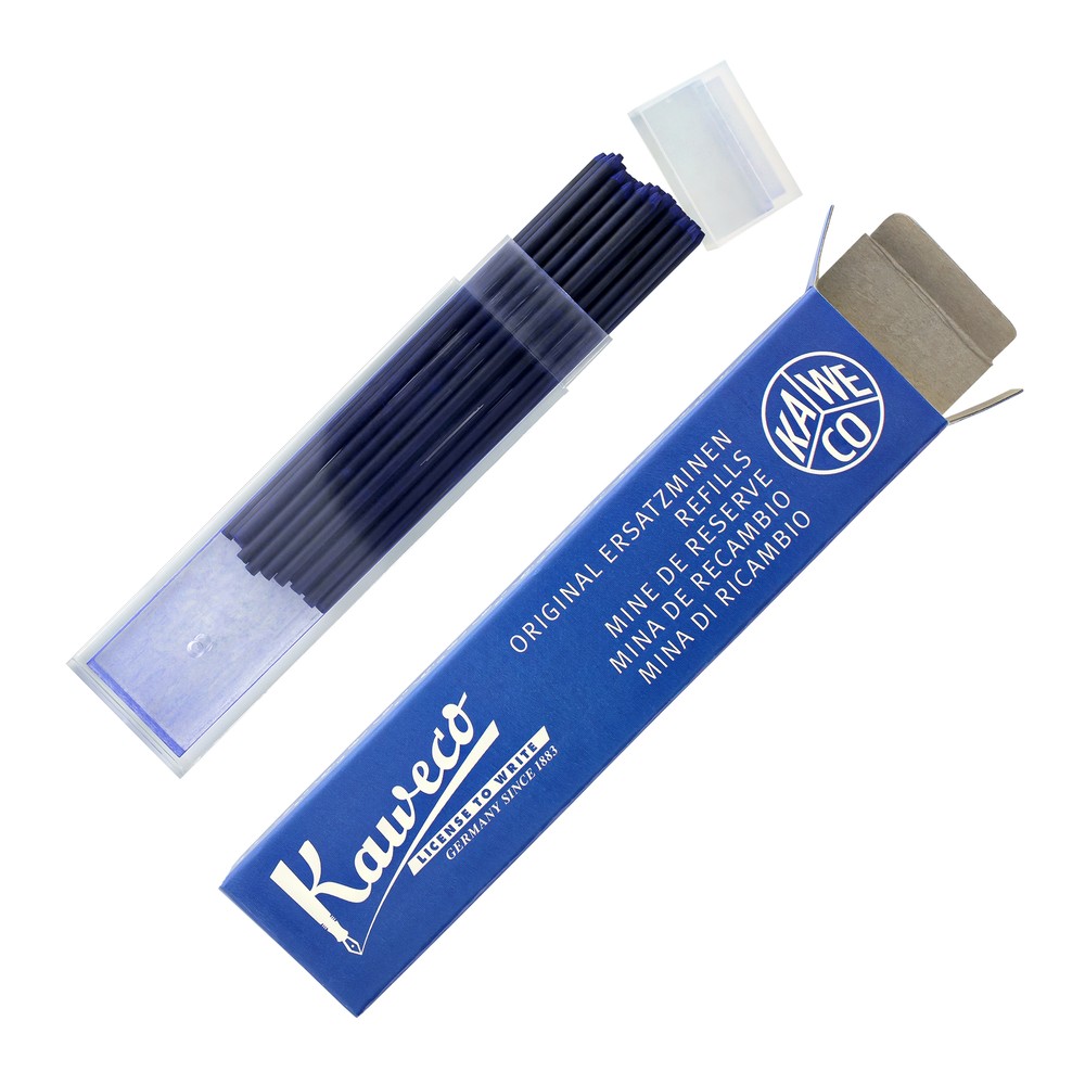 Kaweco Pencil Leads 2.0 x 80 mm – 24 pcs/box – Blue – NEW in Box