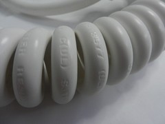 KORD KING HOSPITAL GRADE 3 PRONG COILED POWER CORD EXTENTION INDUSTRIAL 5-15p