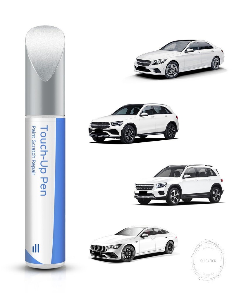 149/9149 Polar White Touch Up Paint Compatible with Mercedes-Benz Exact Match