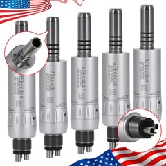1-10* Dental Low Speed Air Motor Handpiece E-type 4 Holes Micromotor Inner Water