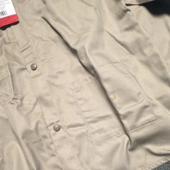 Lincoln Electric FR Khaki Cloth Welding Jacket Traditional Length XL K3317