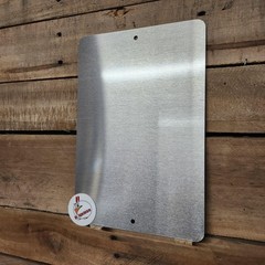 120 Pieces of PARKING SIGN ALUMINUM SUBLIMATION BLANKS 8″x 12″ / WITH HOLES
