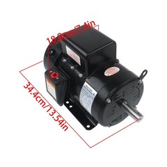 5HP Farm Duty Single Phase Motor 1800RPM 184T TEFC 208/230V 4-Pole 60Hz