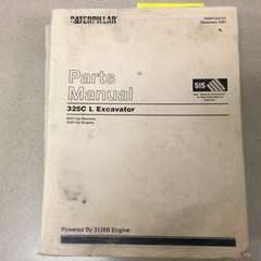 CAT Caterpillar 325C L PARTS MANUAL BOOK CATALOG LIST EXCAVATOR HYDRAULIC sn BFE
