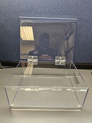 Bowman Eyewear Dispensers. Holds 6 Pair, Clear Polyethylene. 3 1/2in H x 9 1/4 W